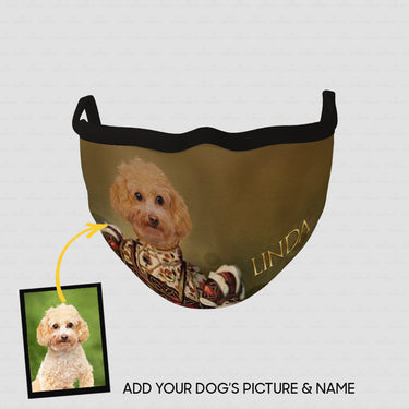 Personalized Dog Gift Idea - Royal Dog's Portrait 39 For Dog Lovers - Cloth Mask